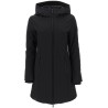 firth hooded softshell down parka