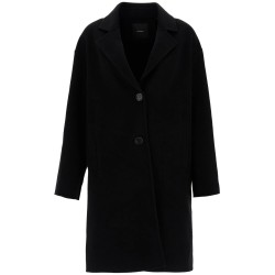 double wool coat with screwdriver design