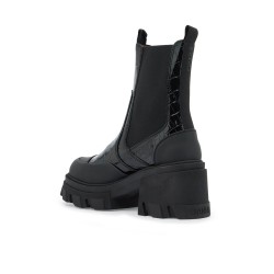 -heel chelsea ankle boots