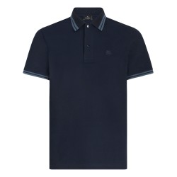 Logo-embroidered polo shirt