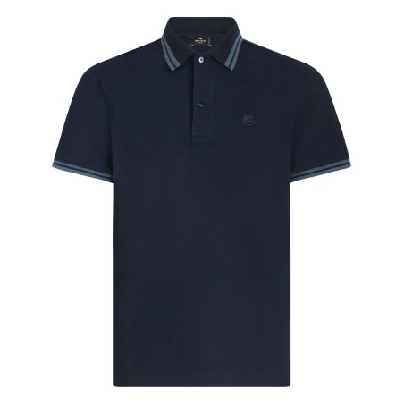 Logo-embroidered polo shirt