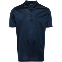 men's knitted poloshirt