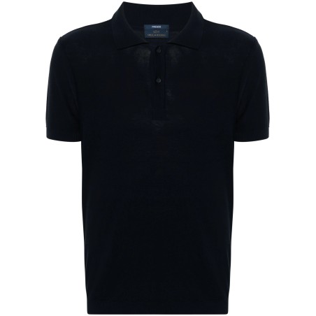 men's knitted poloshirt