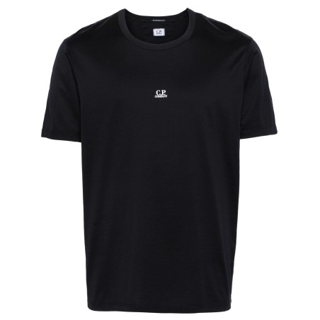 Mercerized jersey logo t-shirt