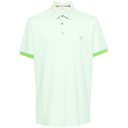 Pegaso-motif cotton polo shirt