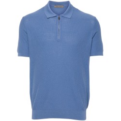 Short sleeve jersey polo shirt