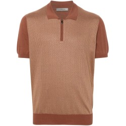 Short sleeve jersey polo shirt