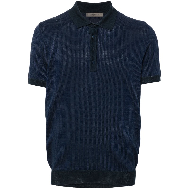 Short sleeve jersey polo shirt