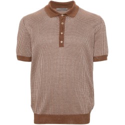 Short sleeve jersey polo shirt