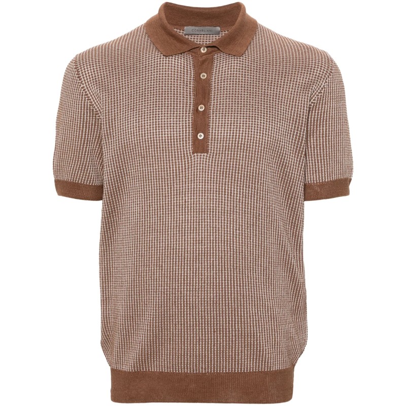 Short sleeve jersey polo shirt