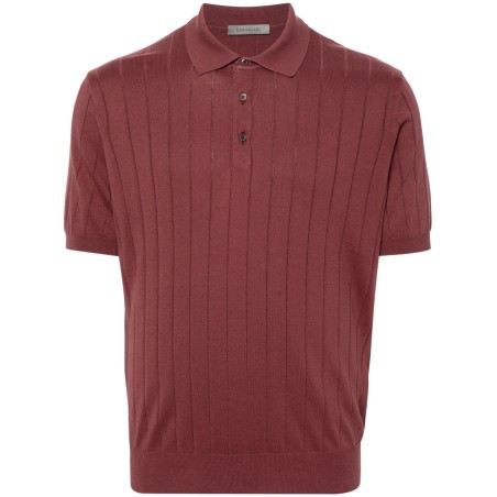 Short sleeve jersey polo shirt