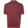 Short sleeve jersey polo shirt