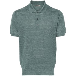 Short sleeve jersey polo shirt