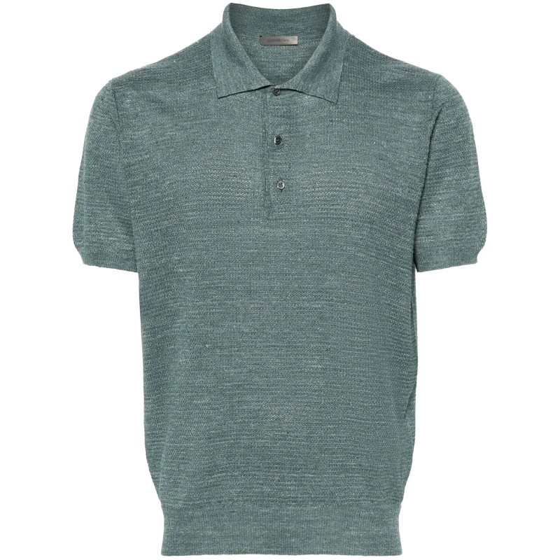 Short sleeve jersey polo shirt