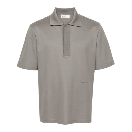 Short-sleeve cotton polo shirt