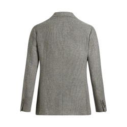 Single-breasted wool blazer