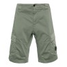 Stretch sateen cargo shorts