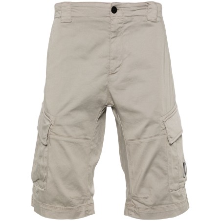 Stretch sateen cargo shorts