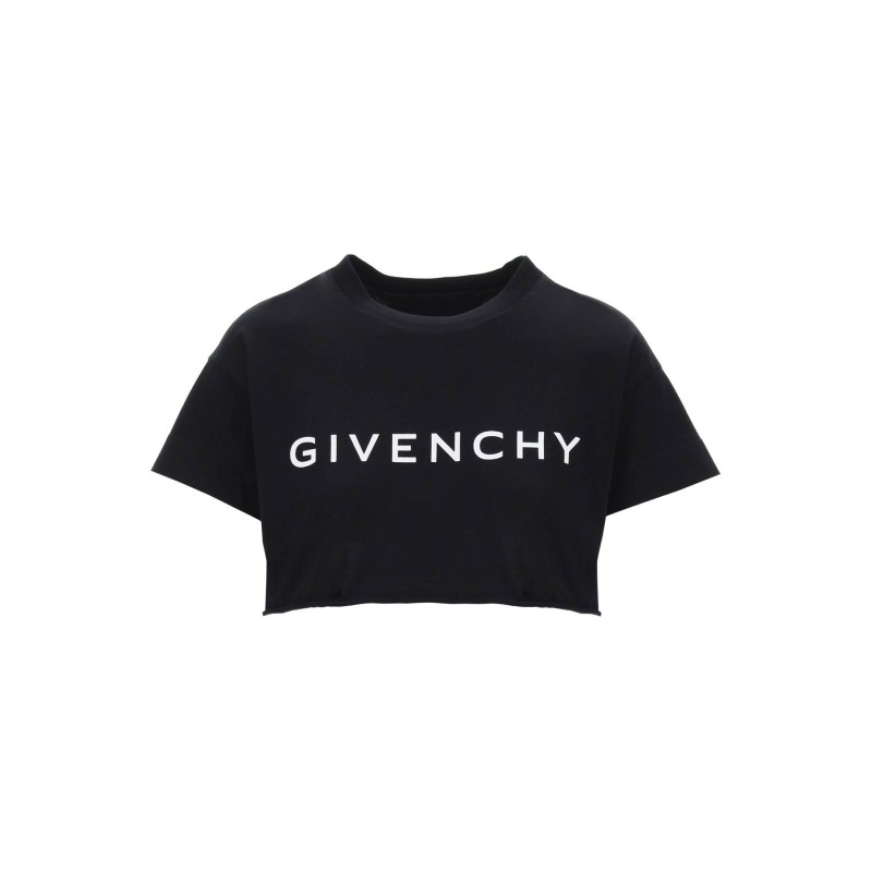 cropped logo t-shirt