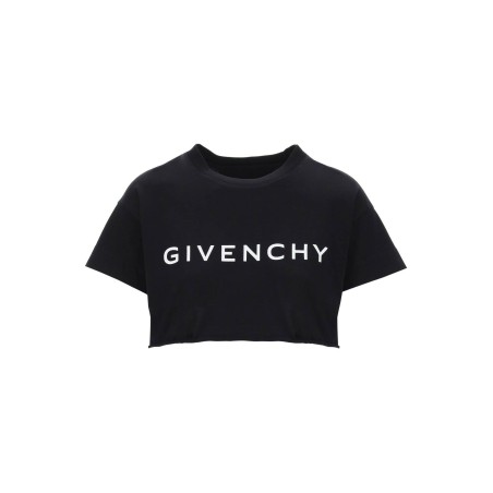 cropped logo t-shirt