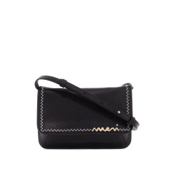 flap trunk shoulder bag with