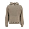 hooded sweatshirt with tie-d