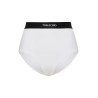 high-waisted underwear briefs with logo band