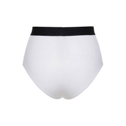 high-waisted underwear briefs with logo band