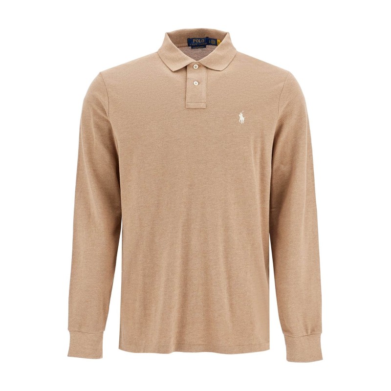 long-sleeved polo shirt