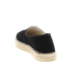 canvas espadrilles with logo embroidery