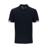 parlay polo shirt with stripe detail