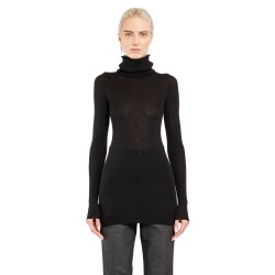 porterville turtleneck in lightweight ribbed-knit