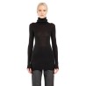 porterville turtleneck in lightweight ribbed-knit