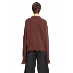 frayed cashmere sweater