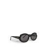 thin mini oval sunglasses