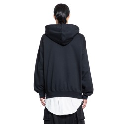 logo zip-up hoodie