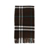 check cashmere scarf