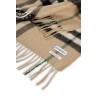 check cashmere scarf