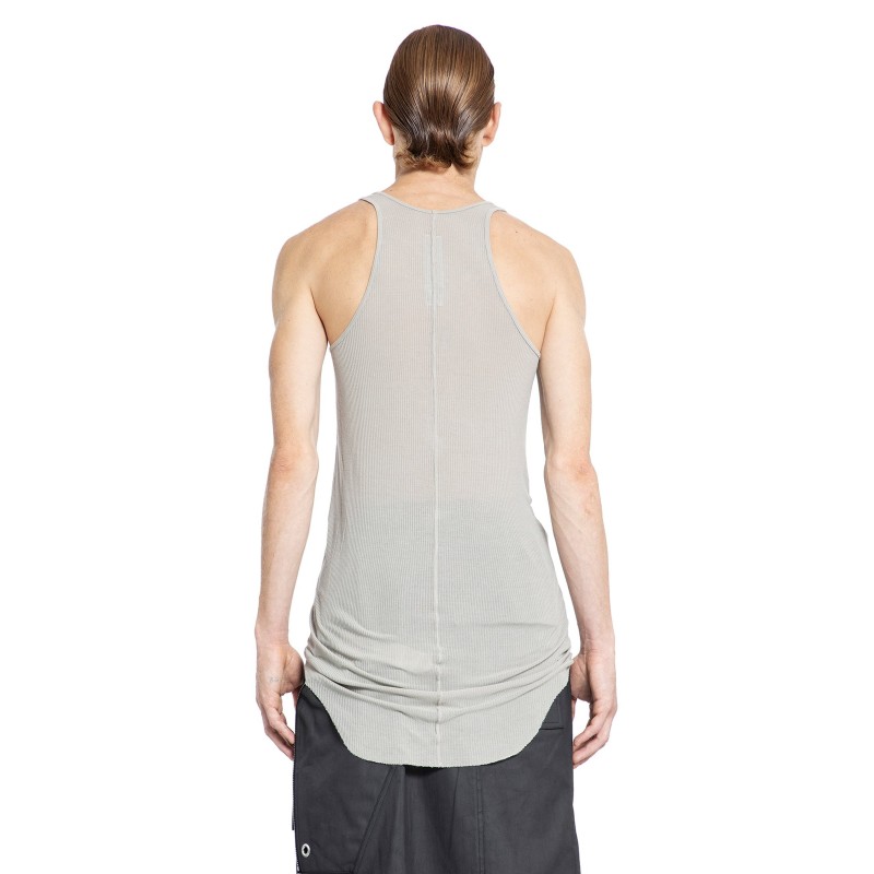 forever basic rib tank in viscose silk rib jersey