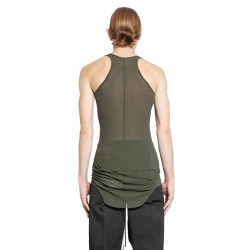 forever basic rib tank in viscose silk rib jersey