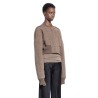 porterville flight jkt cropped bomber in lodenette