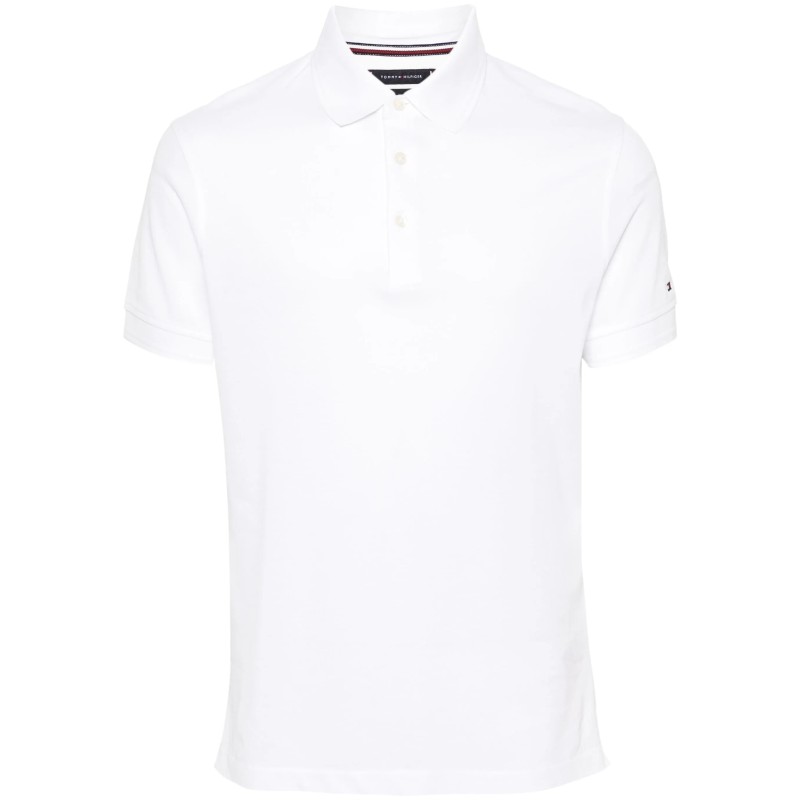 Mercerized pique slim polo