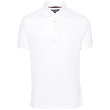 Mercerized pique slim polo