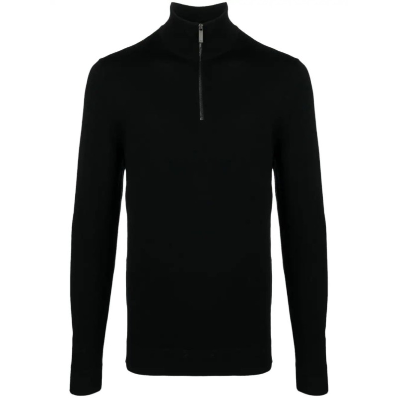 Merino quarter zip