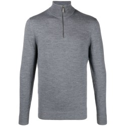 Merino quarter zip