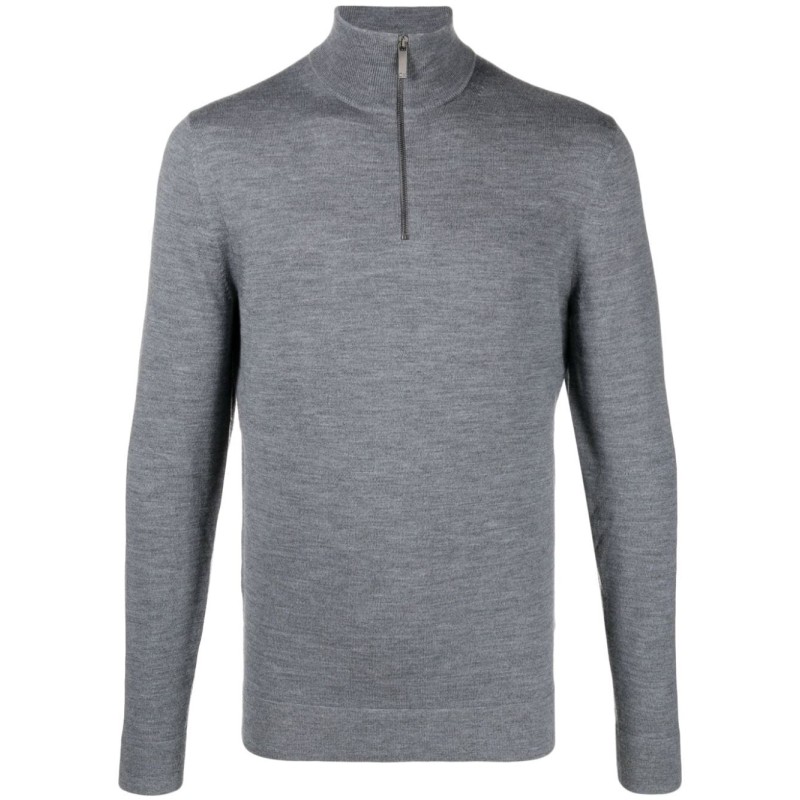 Merino quarter zip