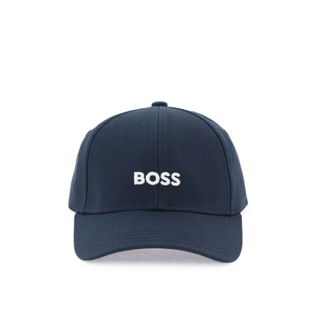 baseball cap with embroidered logo