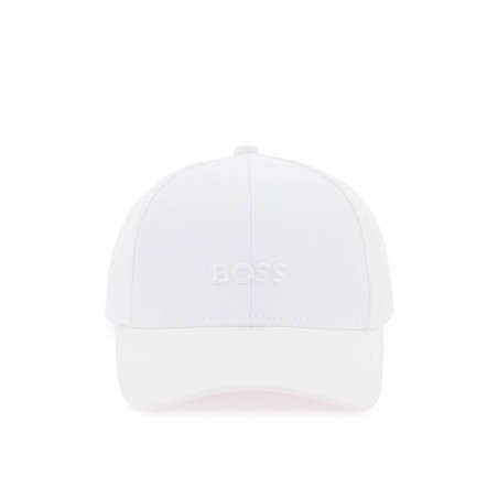 baseball cap with embroidered logo