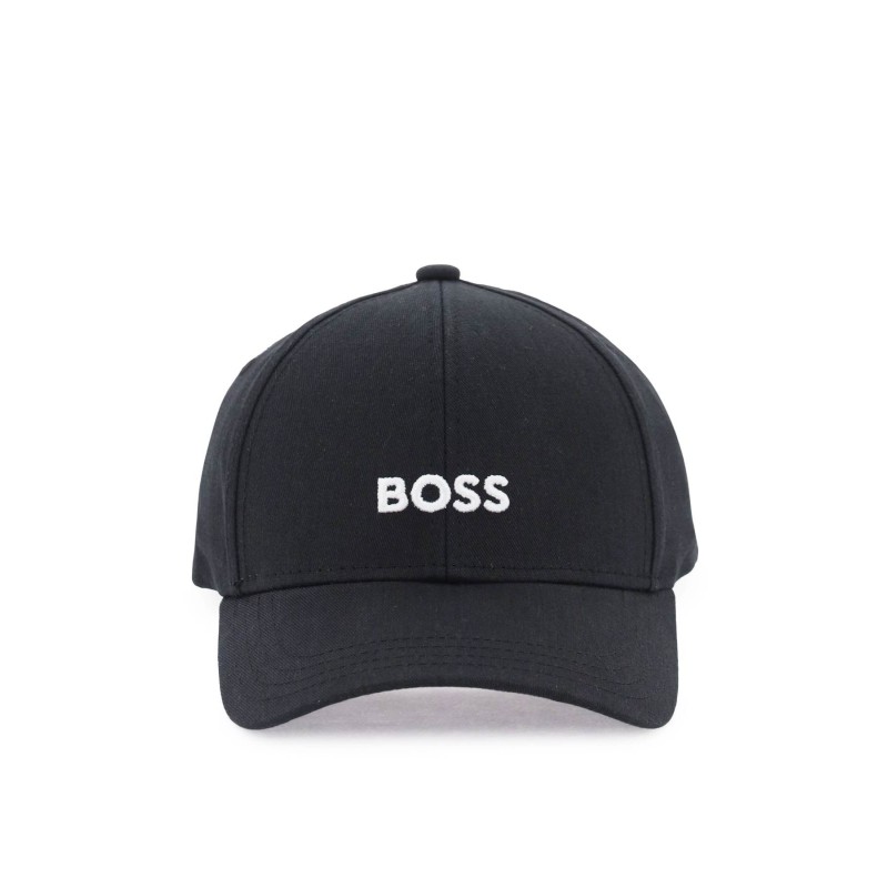 baseball cap with embroidered logo