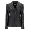 aldo leather blazer